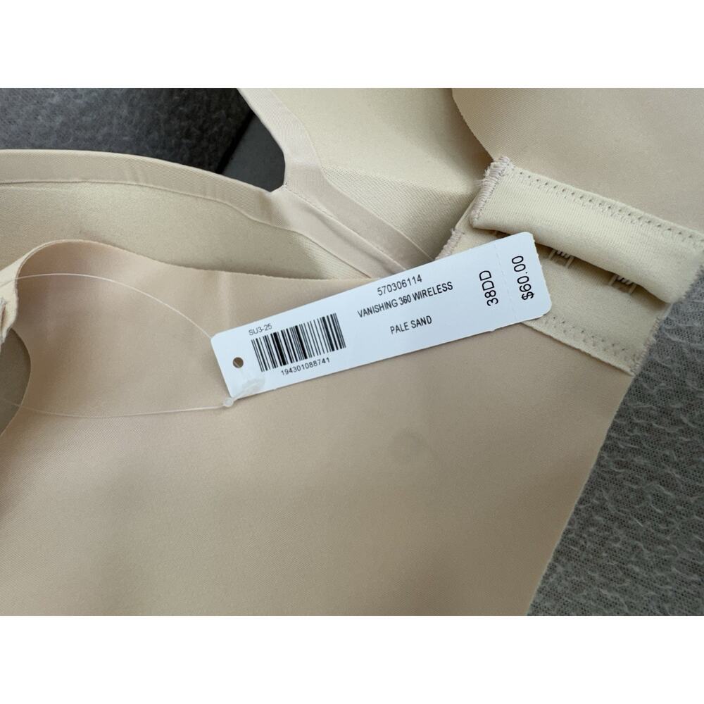 Soma Vanishing Back Full Coverage T-Shirt Bra Beige 38DD NWT READ - Picture 4 of 8